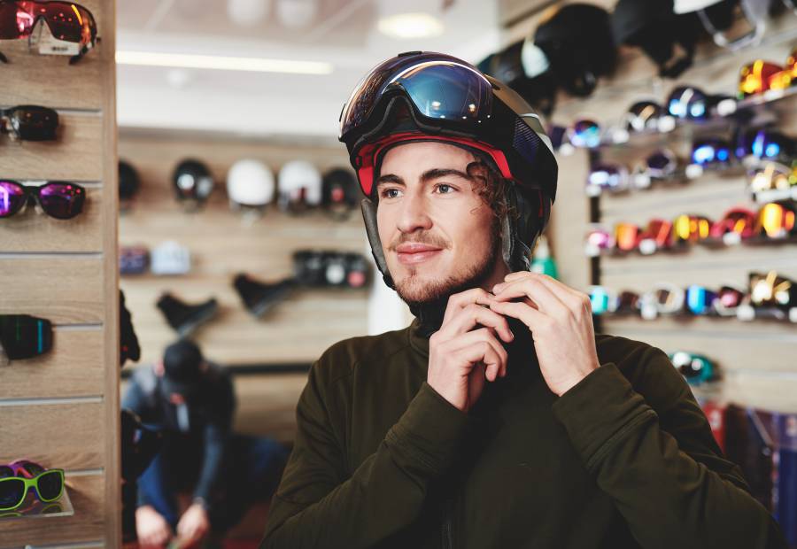 Ski Helm Anprobe Kaufen