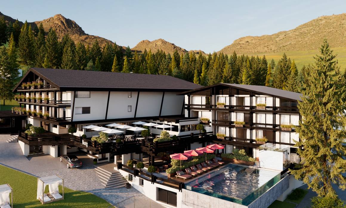 Außenpool Rendering