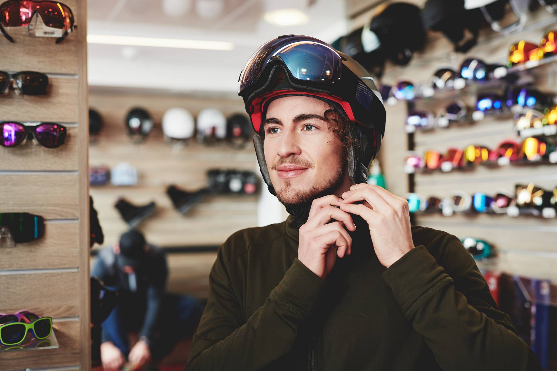 Ski Helm Anprobe Kaufen