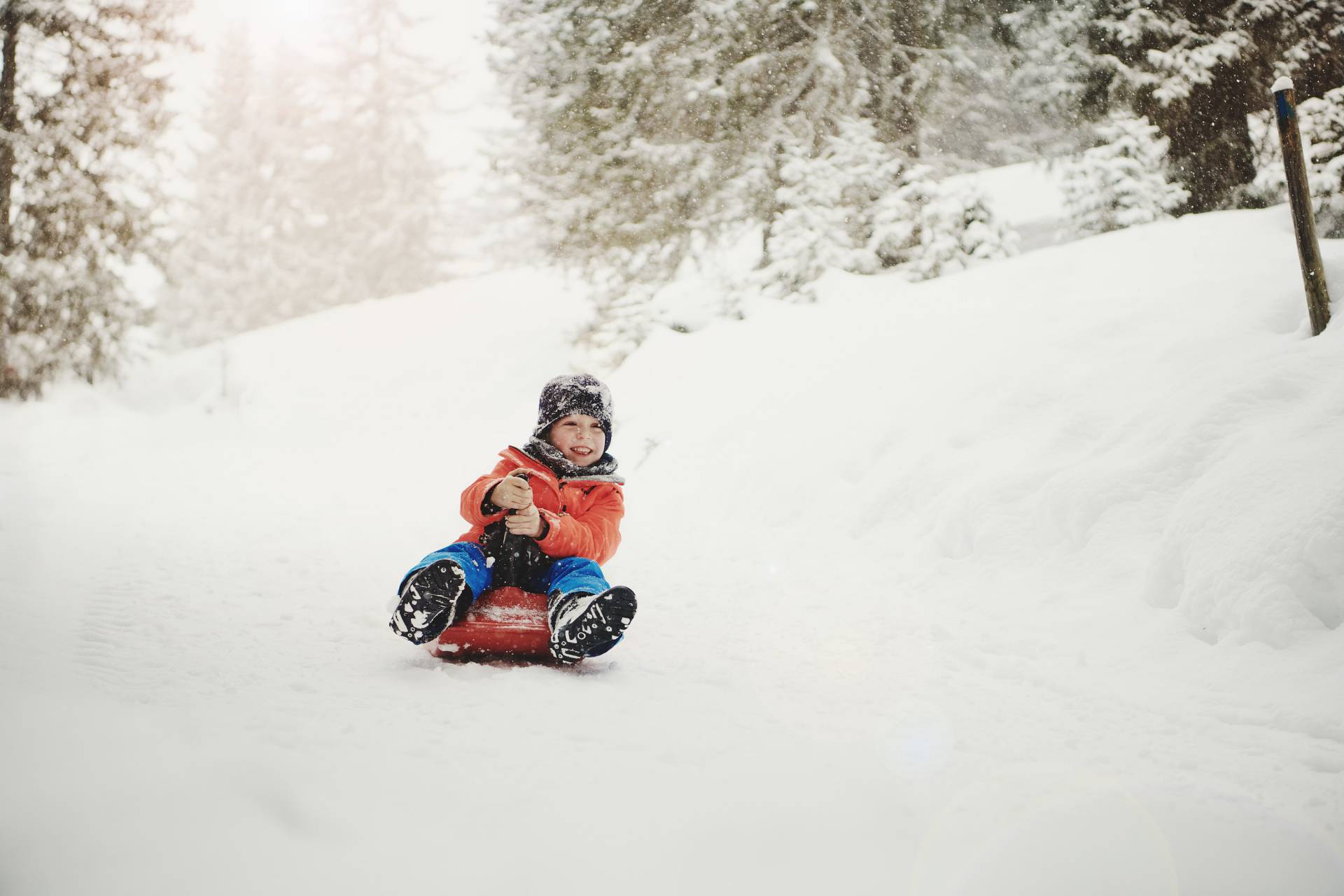 Winter at Arlberg with children - Burg Hotel Oberlech