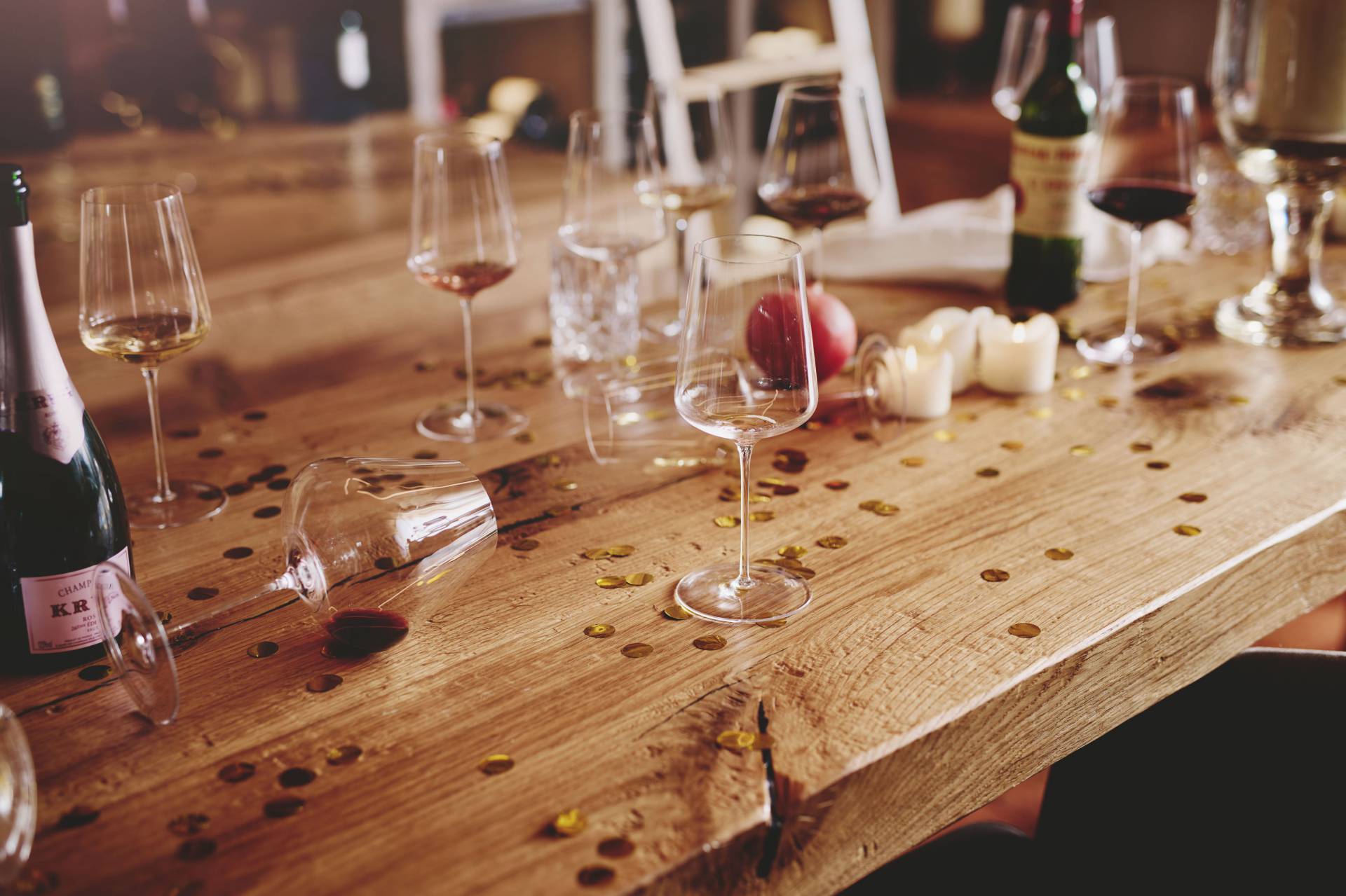 Wine tasting of selected wines in the BURG Hotel