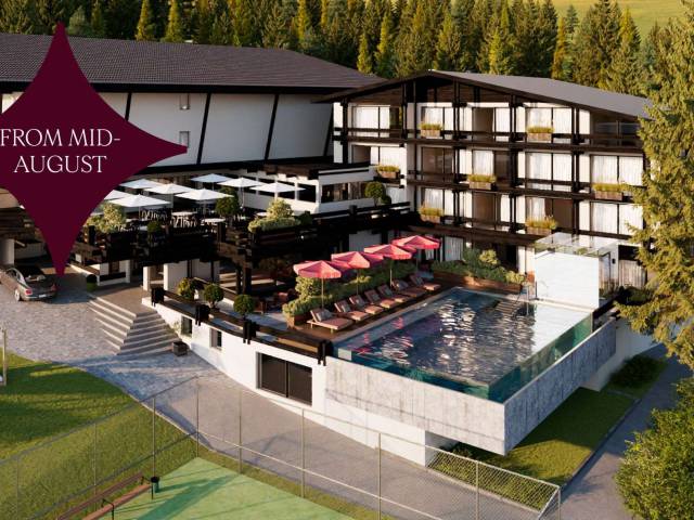 Burg Hotel Lech infinity pool