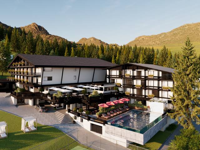 Außenpool Rendering