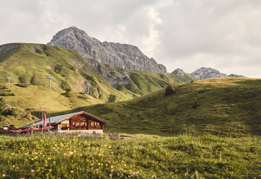 Kriegeralpe crowned - Burg Hotel Oberlech