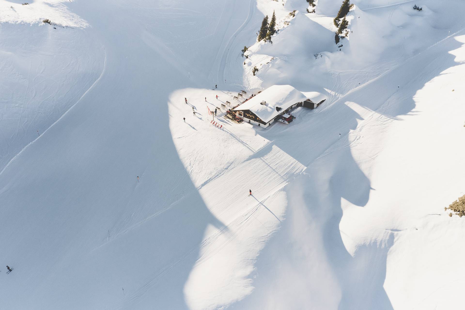 Skigebiet am Arlberg Winter