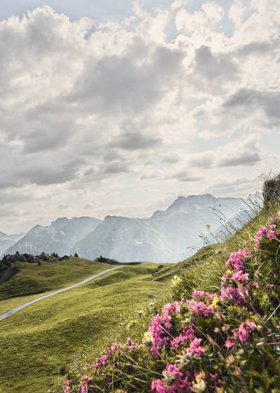 Unspoilt landscape - Burghotel Oberlech