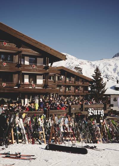 Ski in & ski back out in Oberlech - Burghotel Oberlech