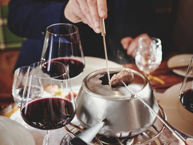 Fondueabend Burg Hotel Oberlech