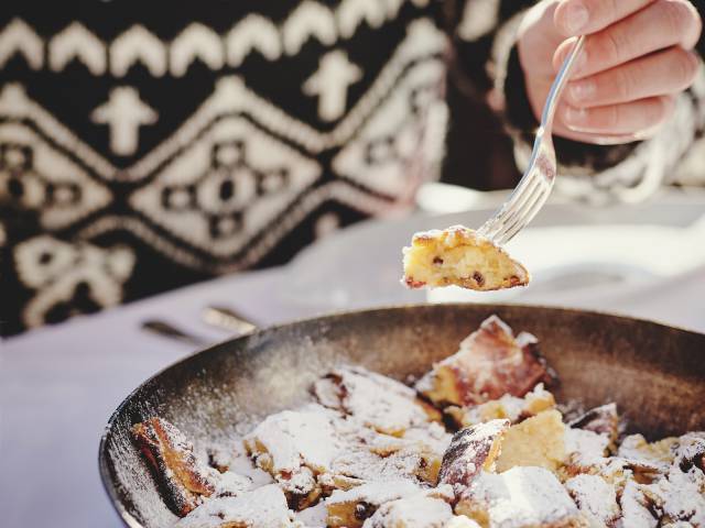 Kaiserschmarrn Burg Hotel Sonnenterrasse