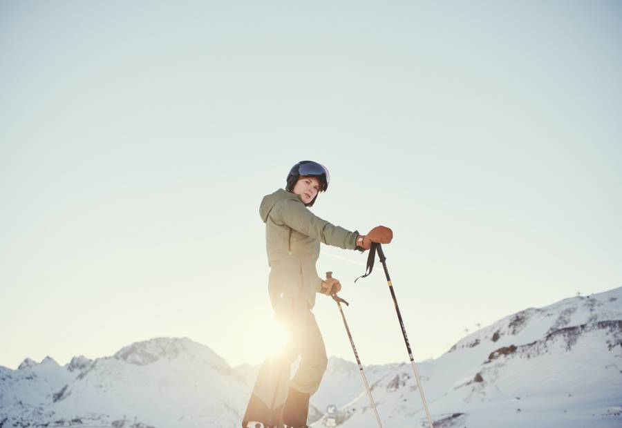 Ski fahren am Arlberg