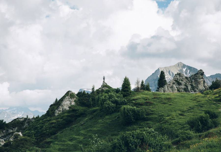 Wandern Lech Zürs Berge